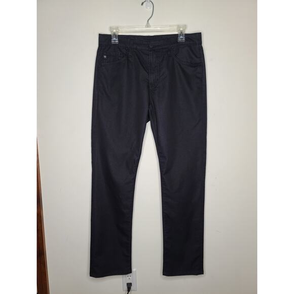 AG Adriano Goldschmied Everett slim straight black pants - 30 x 32 - Picture 1 of 10